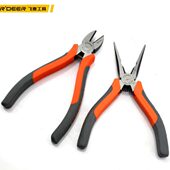 斜嘴钳 尖嘴钳 工业级尖头钳 尖咀钳 铬钒钢 香港飛鹿 尖口钳 日式