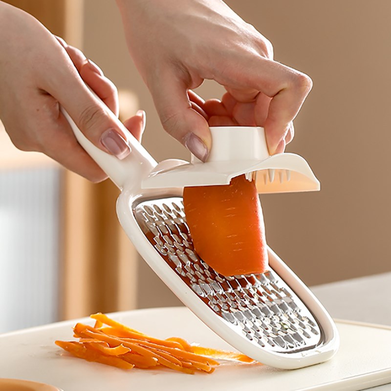 日式刨丝器家用厨房多功能蔬菜擦丝器不伤手插菜板土豆丝切丝神器