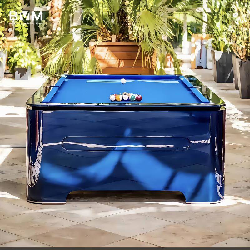 都柏林碳纤维台球桌家用豪宅别墅桌球台美式黑八花式九球标准型