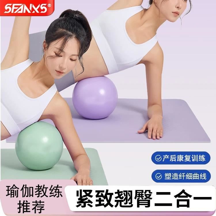 欧健盆底肌紧致训练球普拉提球翘臀瑜伽球健身防爆球25cm迷你小球