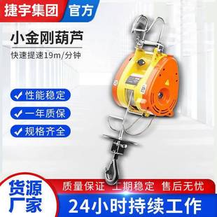 升降机吊运机220V小型悬挂提升机小金刚微型电动葫芦 挂钩便捷式
