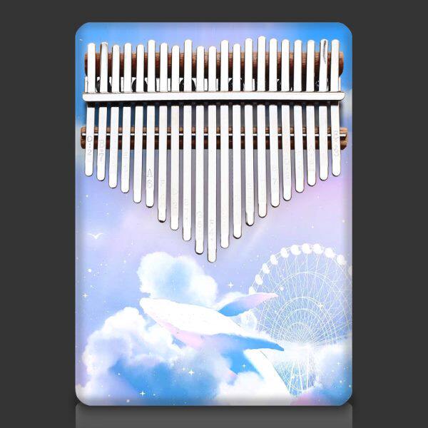 21音卡林巴拇指琴彩色图片定制学生易学礼物网红乐器便携kalimba