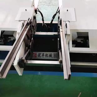全自動雙頭倒角機鋼材鐵不銹鋼管平頭倒角機自動上下料倒角機