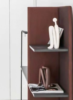 空合 简约抽象人物摆件书挡书靠样板间书房桌面茶几电视柜装饰品