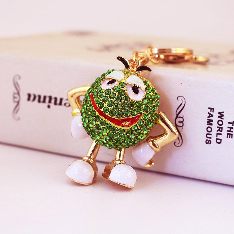 创意时尚新品汽车挂饰钥匙扣卡通豆芽菜G蔬菜可爱呆钥匙链挂件126