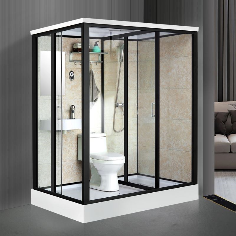 方舱工程整体淋浴房一体式卫生间浴室房干湿分离隔断集成洗澡间