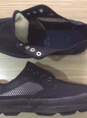 3544夏季06地勤鞋网面男训l练鞋3539结实耐磨透气3537帆布防滑鞋