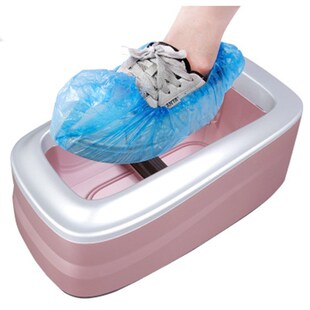 自动鞋套机一次性专用塑料鞋套T型100只一包家用鞋套机PE材质脚套