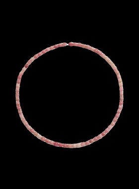 阿根廷天然红纹石手链女招桃花蔷薇石细手串送闺蜜礼物高级感饰品