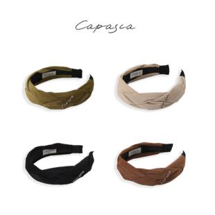 capasca(卡帕萨)小众设计麻花高颅顶发箍