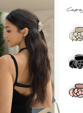 capasca（卡帕萨）手工花朵醋酸发夹原创发夹发卡抓夹日韩