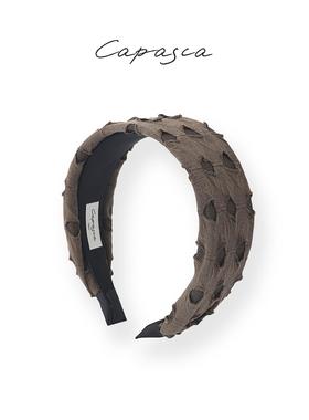 capasca破洞做旧发箍