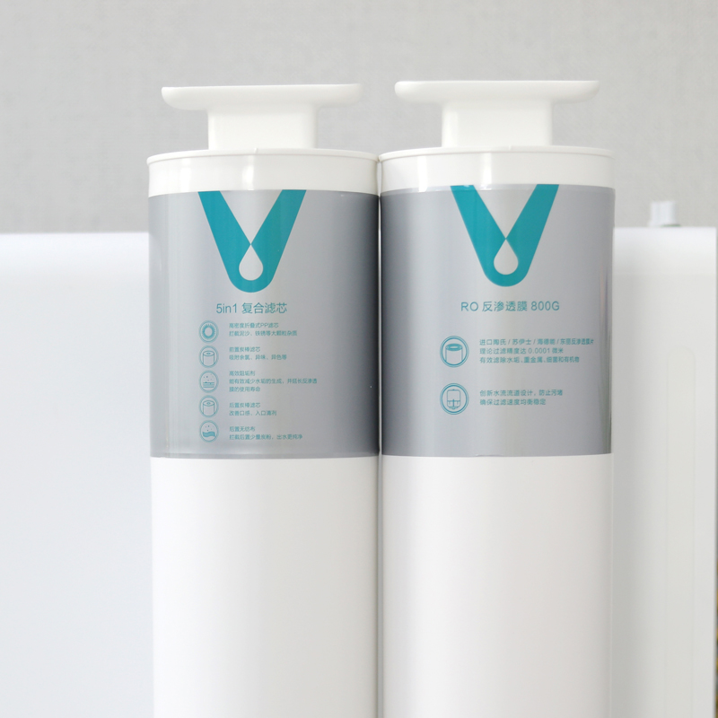 云米滤芯小蓝调净水器过滤器400G/600G滤芯RO反渗透5in1复合滤芯2