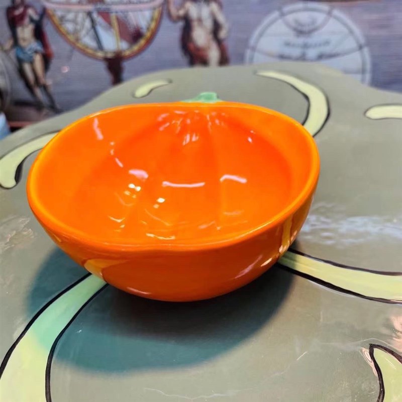 南瓜食盆仓鼠窝可爱卡通南瓜窝降温冰屋夏天用品金丝熊陶瓷套装