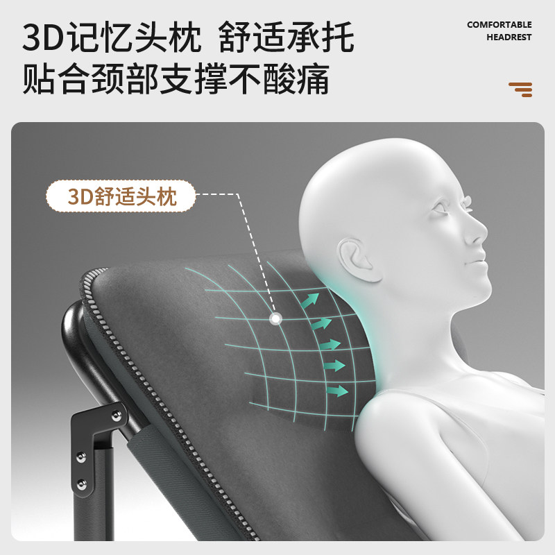 耐朴摺叠牀单人办公室午睡神器家用可携式行军牀简易午休多功能躺