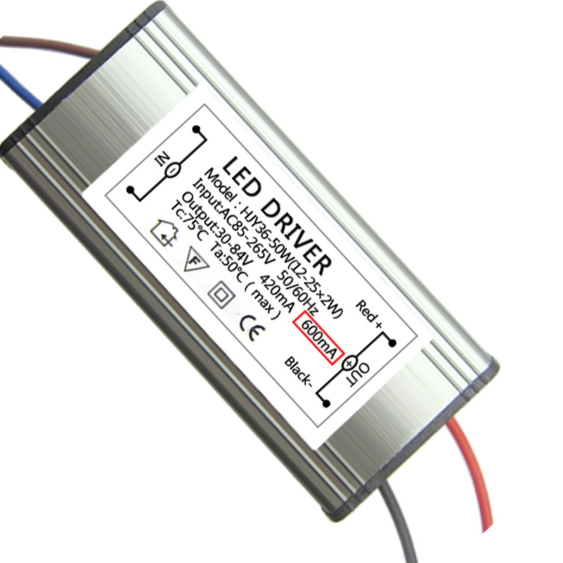 600mA恒流12-25x3W防水led灯电源镇流器爆藻水草灯鱼缸灯整流器