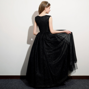 乐团演出女大童公主裙夏季高端礼服音乐会演奏钢琴演出艺考晚礼服