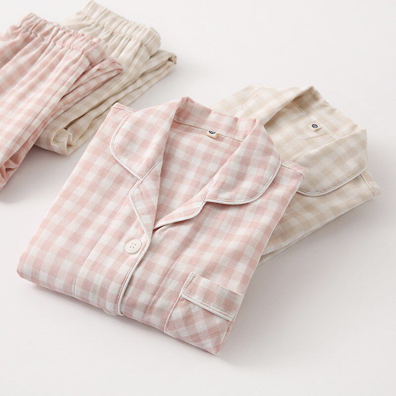 春夏纯棉纱布薄款儿童睡衣女童长袖短袖长裤男童休闲格子家居服,童装/婴儿装/亲子装,家居服套装,淘宝优惠券,粉丝福利购,淘宝优惠卷