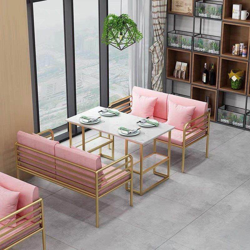 轻奢酒店大堂办公接待休闲区卡座沙发商务简约售楼处洽谈桌椅组合,商业/办公家具,沙发,淘宝优惠券,粉丝福利购,淘宝优惠卷