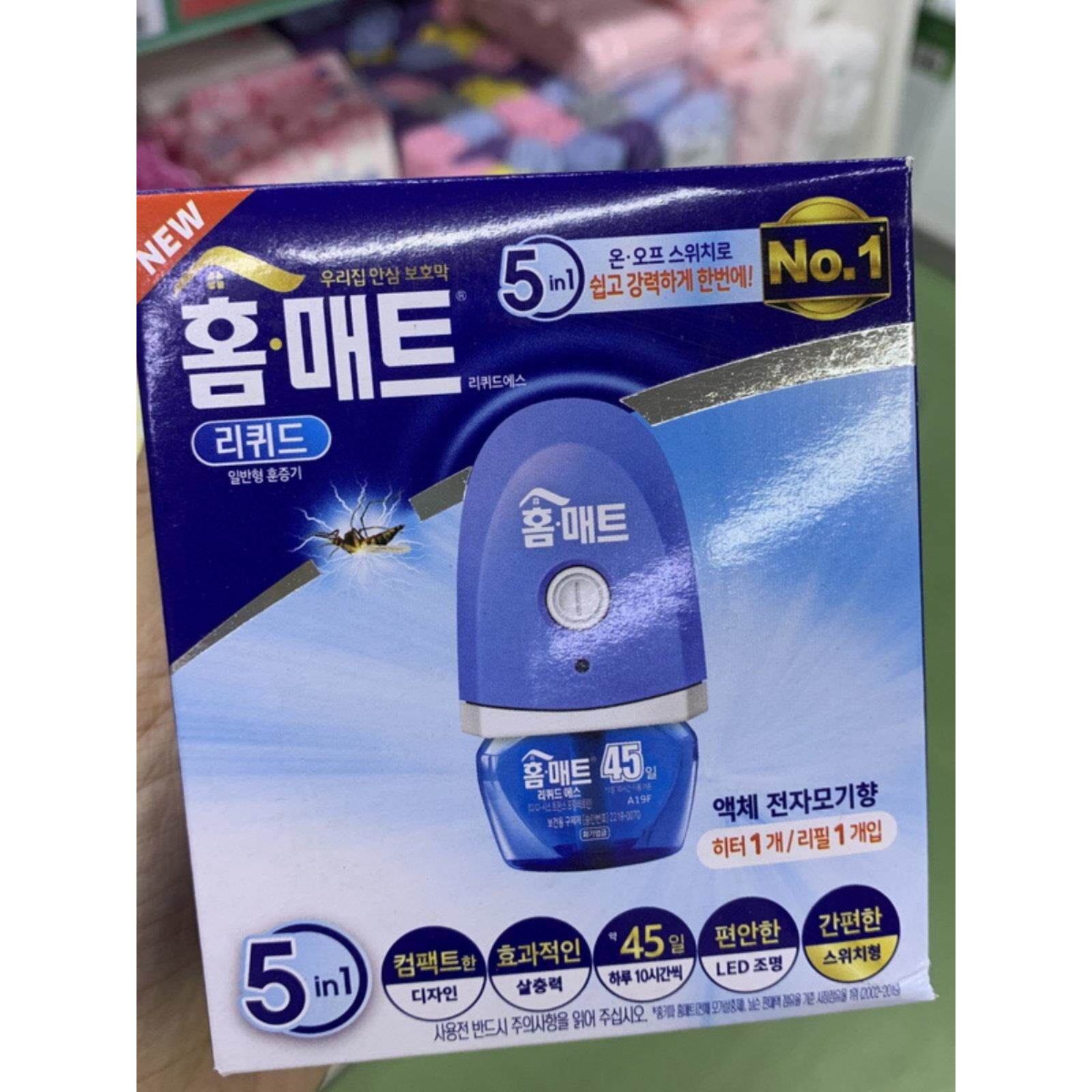 韩国电热驱蚊液加热器套装【1个蚊香液加热器+1个蚊香液】无香精