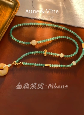 【2027】 法【和氏平安】秋冬Aune＆VIne欧尼维尼ailsH项链