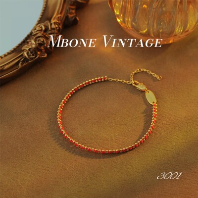 【3001】 法【好运缠身】ONYN 简约法式红绳 手链