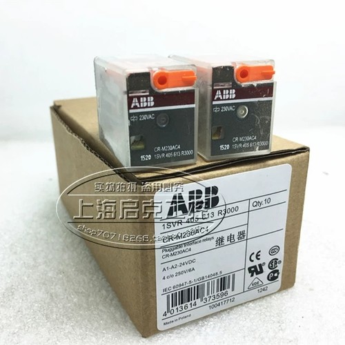 ABB小型继电器 CR-M024DC4  1SVR405613R1000