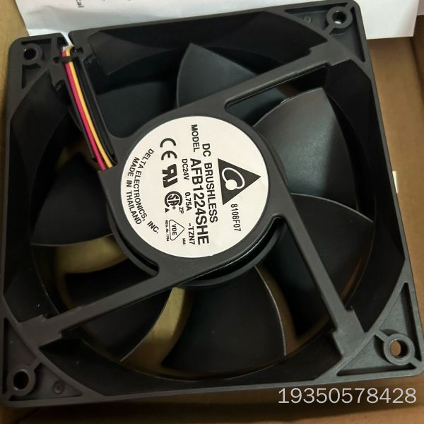 台达AFB1224SHE无刷直流散热风扇，24V电压，0详谈