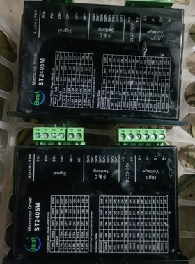 倍斯特步进驱动器ST2405M，两个，功能正常。价格。（请询价）