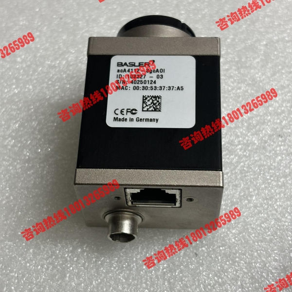 巴斯勒BASLER工业相机acA4112-8gc，德国原装进