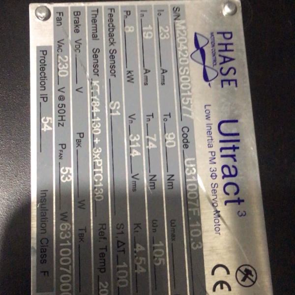 PHASE UITRACT菲仕电机KTY84-130/3xP