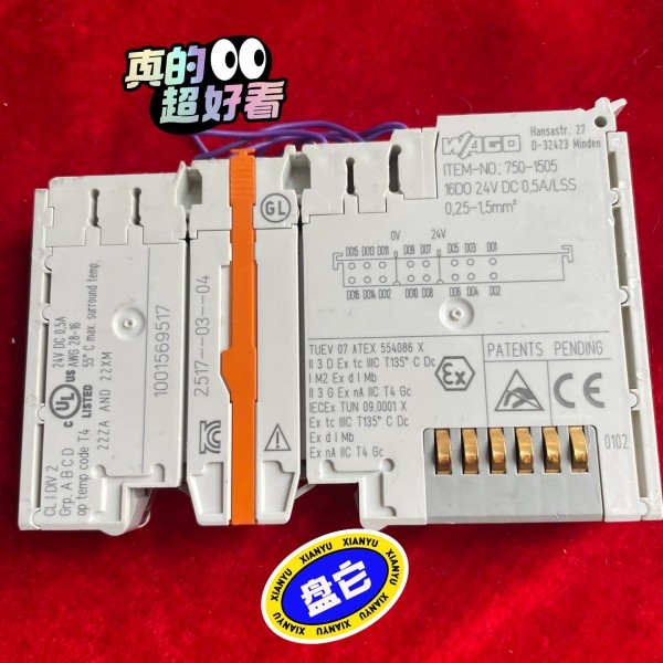 议价成色漂亮万可PLC模块 750-1505，拆机，拍摄，