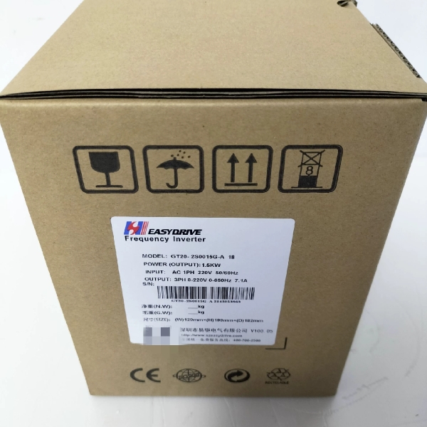 易驱变频器GT20-2S0015G-A全新原装正品，带面板1