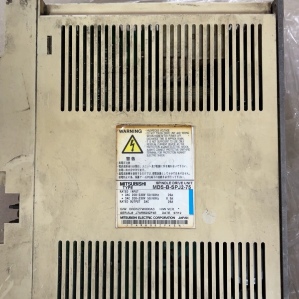 三菱驱动器 MITSUBISHI MDS-B-SPJ2-75