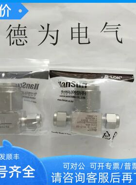 HANSUN韩线SQCT1B-F-4N-K4-S6世伟洛克SS-QC4-B-4PFK4