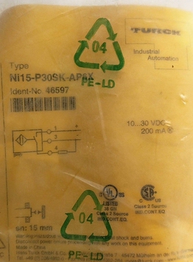 [维修]图尔克传感器NI15-P30SK-AP6X 46597