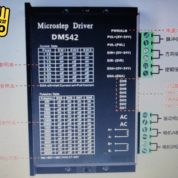 [维修]全新DM542-AC DSP数字式57/60/86型步进电机
