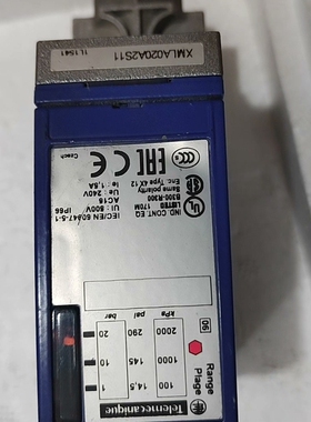【议价】压力开关XMLA020A2S11，蓝色外壳，压力范围0
