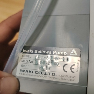 议价 易威奇补液泵 Pump Iwaki BeIIows