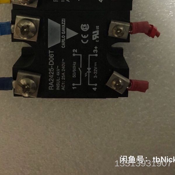 佳乐固态继电器RA2425-D06T:。议价也可维修