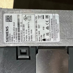西門(mén)子變頻器 6SL3210 8UL0 成色如圖議價(jià) 1PE21