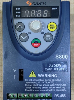 [维修]#变频器SAVCH台湾三碁变频器功率:0.75