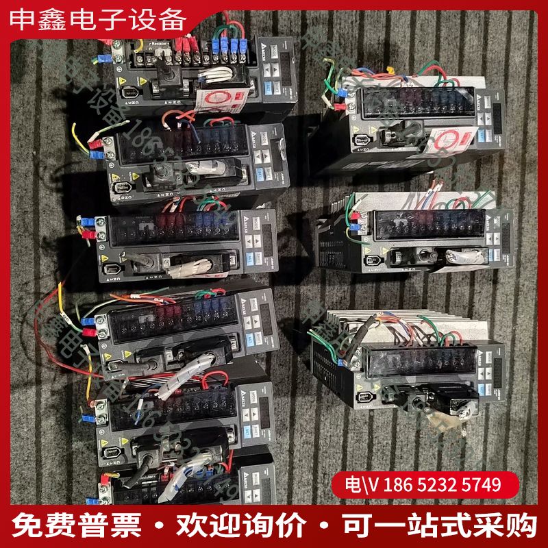 议价：台达伺服驱动器750W3台400W6台一起