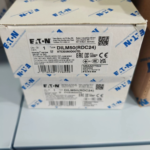 DILM50RDC24) 直流24V接触器UL认证CSA认证齐全