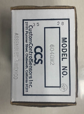 美国CCS开关604GM2【议价】