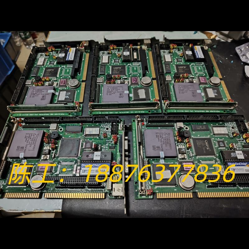 研华PCA-6145R 486 REV:  C1 半长板卡~议价