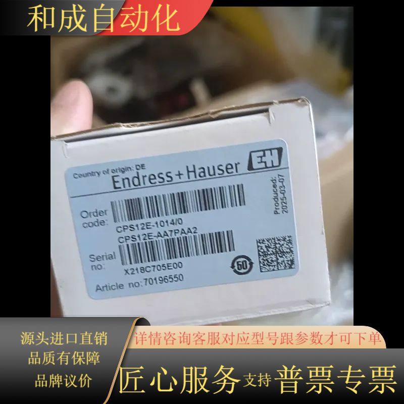 德国EH恩德斯豪斯电极CPS12E-1014/0，型号CP