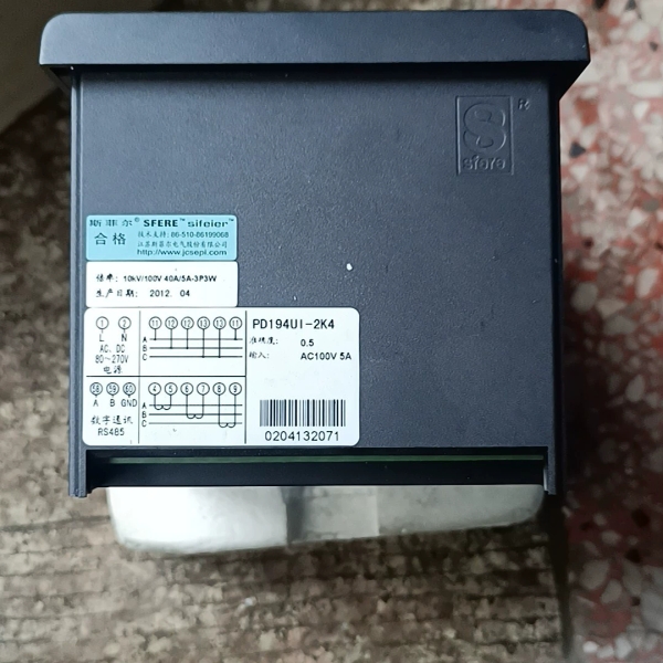 SFERE智能数显交流电压表PD194Ul一2K4…SE96