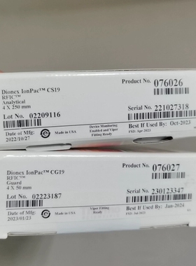 赛默飞阳离子柱CS19+CG194×50mm 4×250mm 号076026+076027