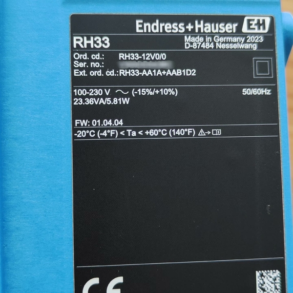 E+H 能量计算仪 RH33-AA1A+AAB1D2(RH3【议价】